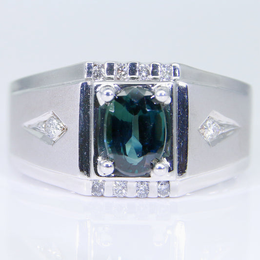 藍寶石男戒 1克拉 SM00674