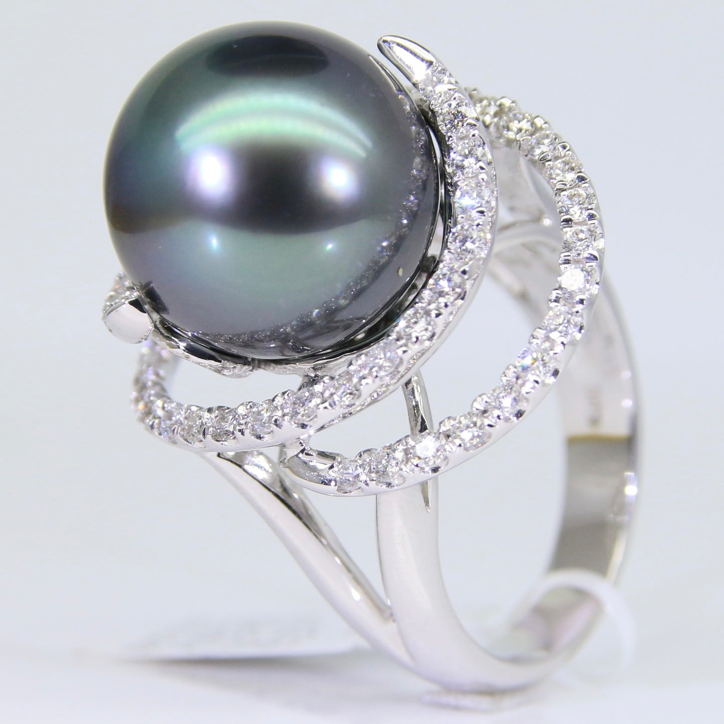 大溪地黑珍珠 戒指 14mm PG00051