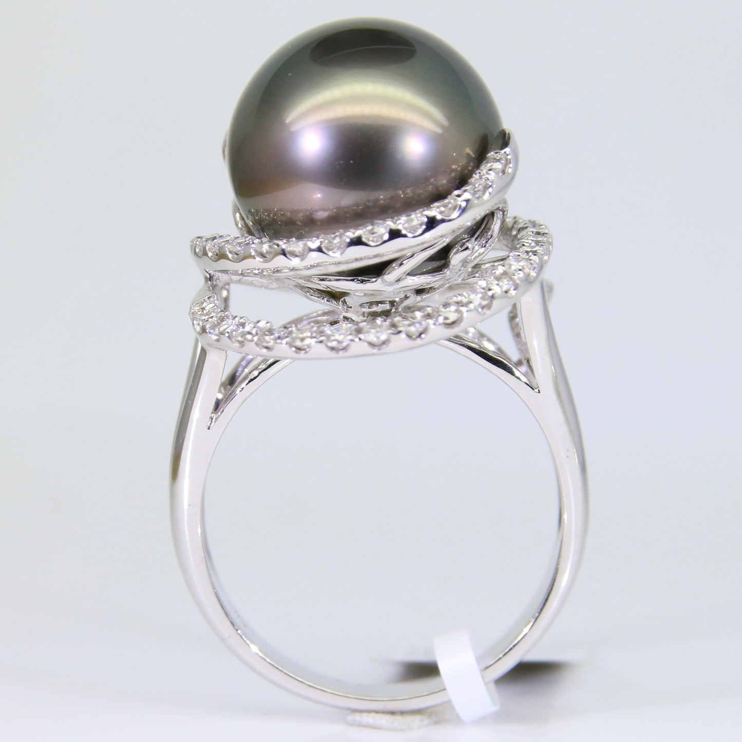 大溪地黑珍珠 戒指 15mm PG00062