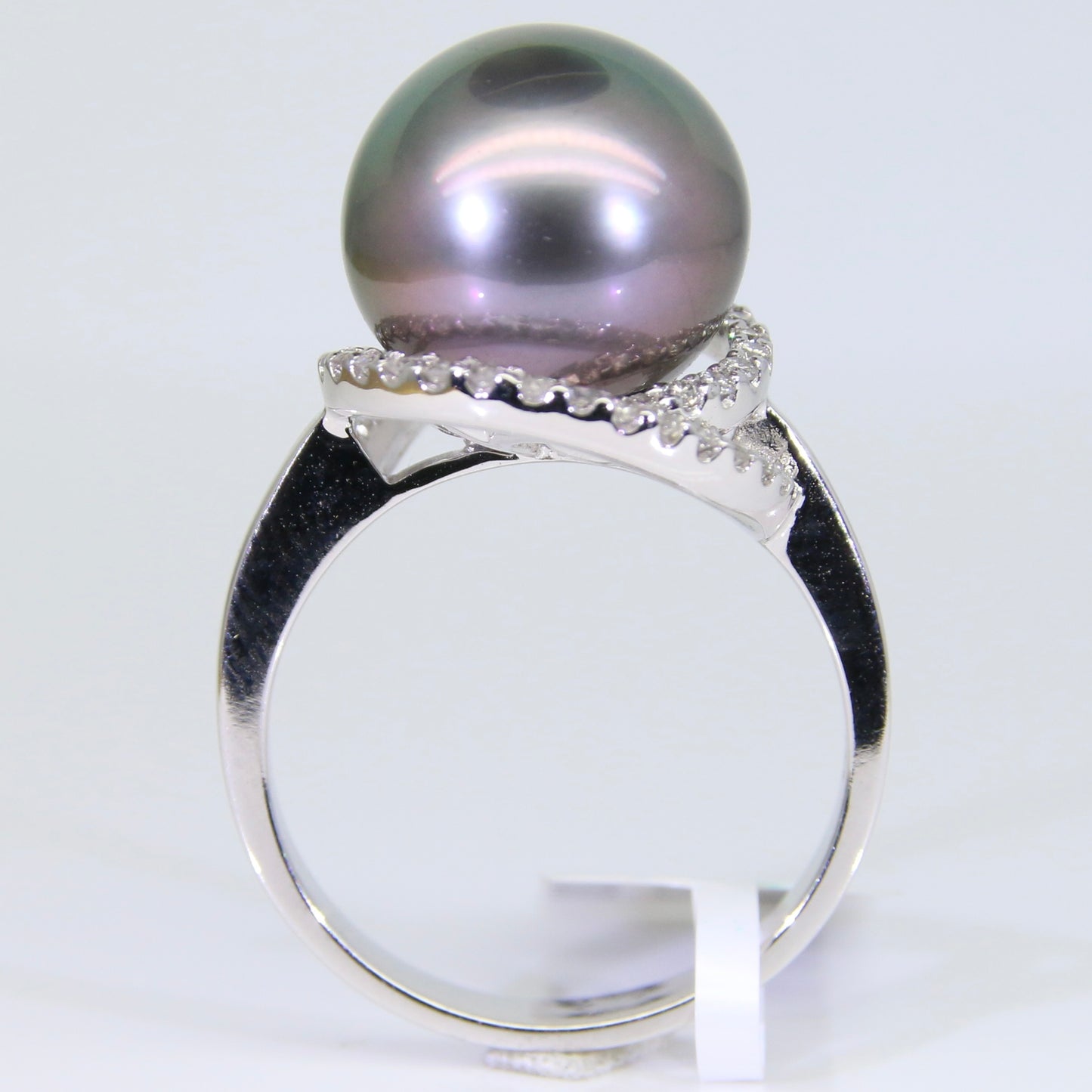 大溪地黑珍珠 戒指 12mm PG00057
