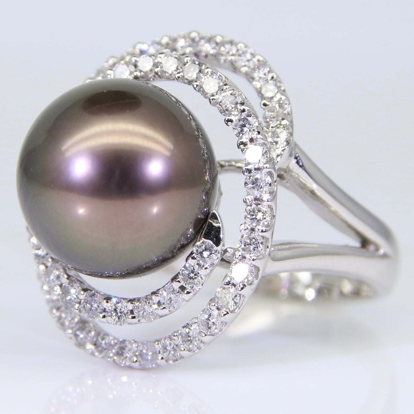 大溪地黑珍珠 戒指 11mm PG00059