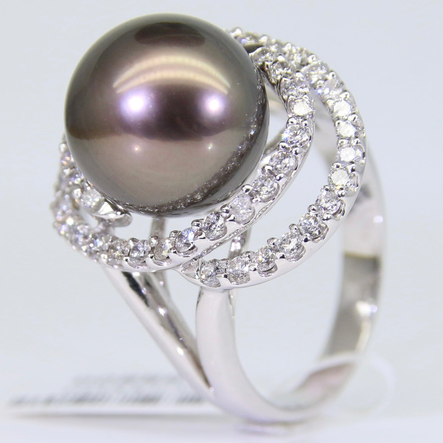 大溪地黑珍珠 戒指 11mm PG00059