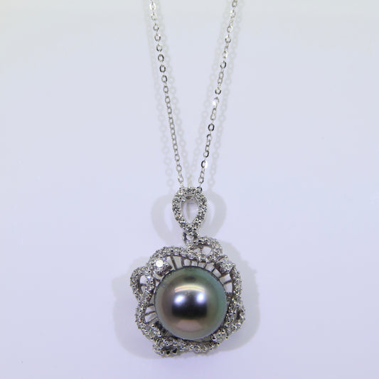 大溪地黑珍珠 墜子 14mm PD00054