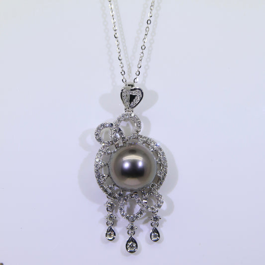 大溪地黑珍珠 墜子 13mm PD00071