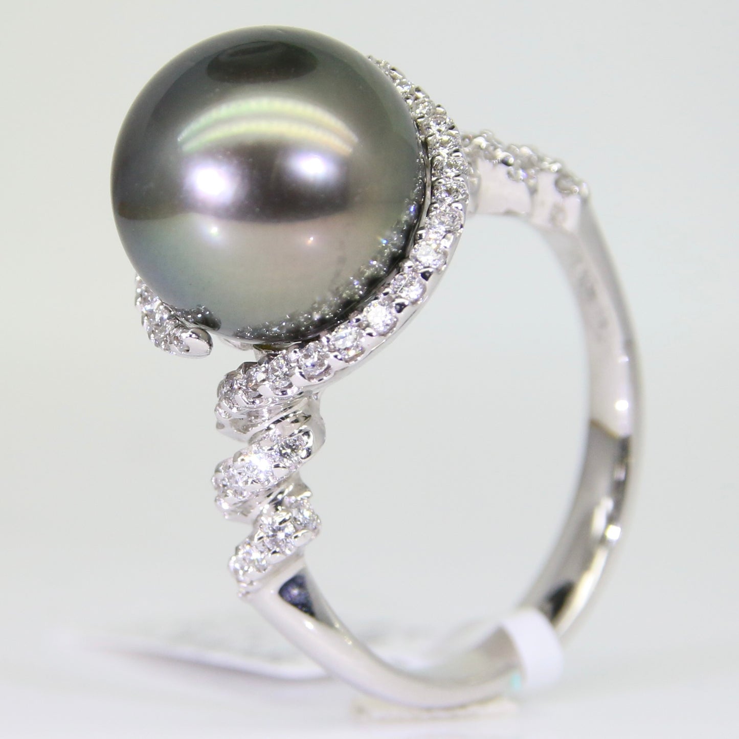 大溪地黑珍珠 戒指 11mm PG00066