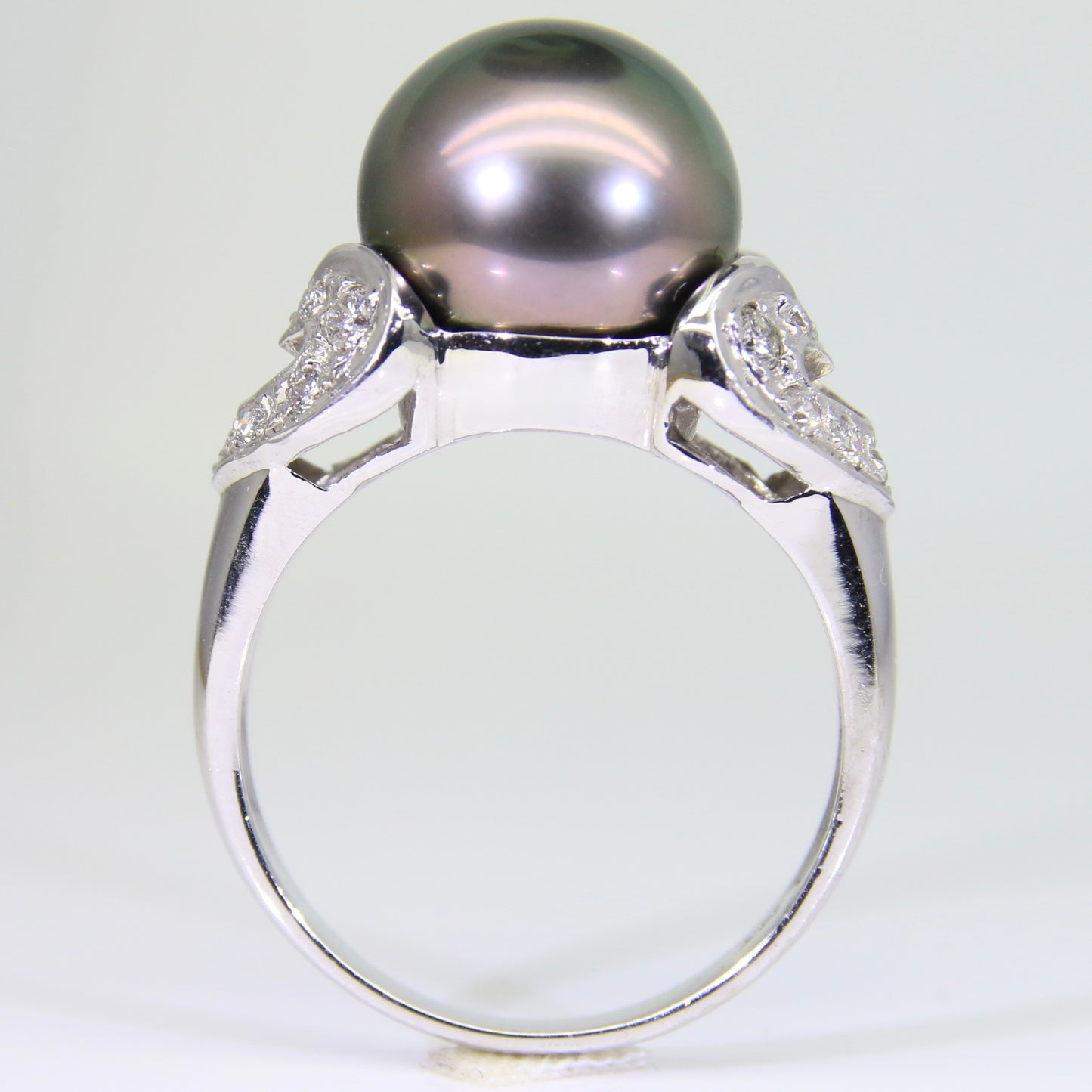 大溪地黑珍珠 戒指 11mm PG00055