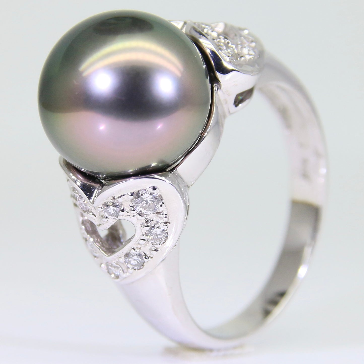 大溪地黑珍珠 戒指 11mm PG00055