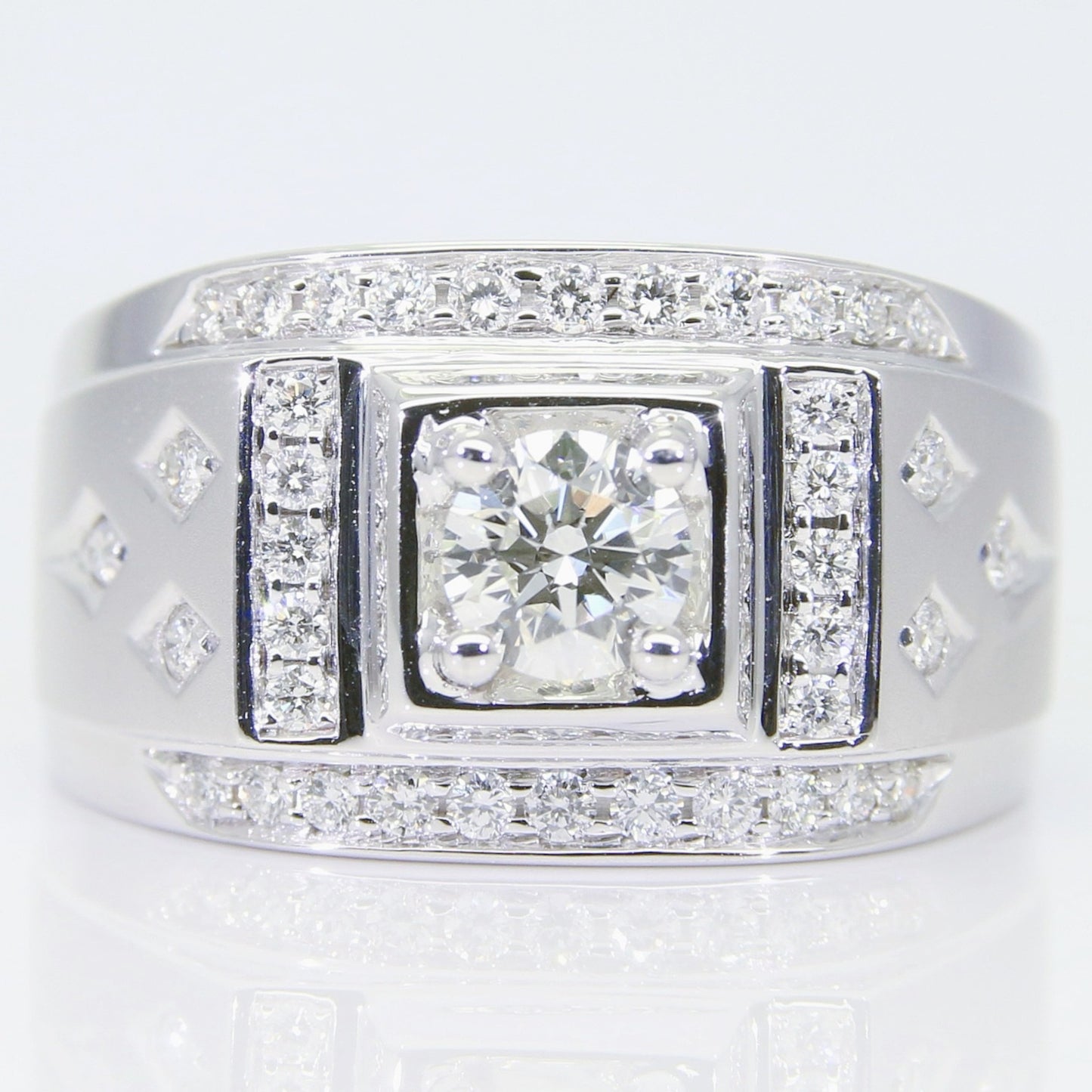 鑽石男戒 50分 DM00739